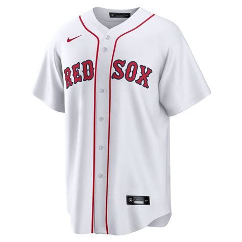 men's boston red sox nike white home replica custom jersey|custom boston red sox jersey.